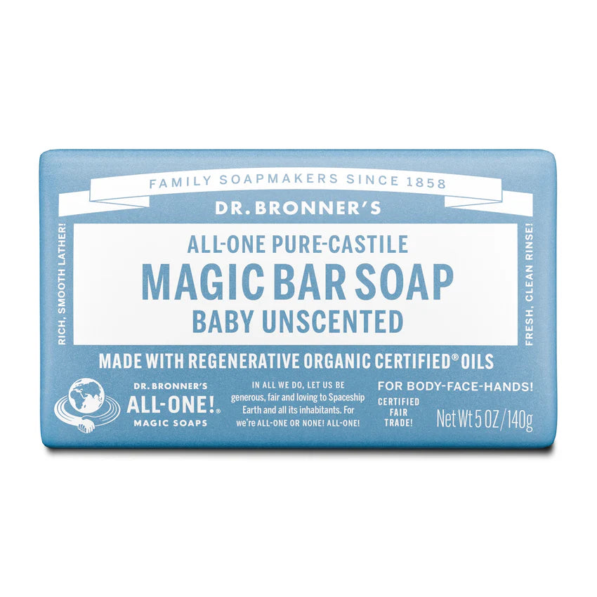 Unscented - Pure-Castile Magic Bar Soap