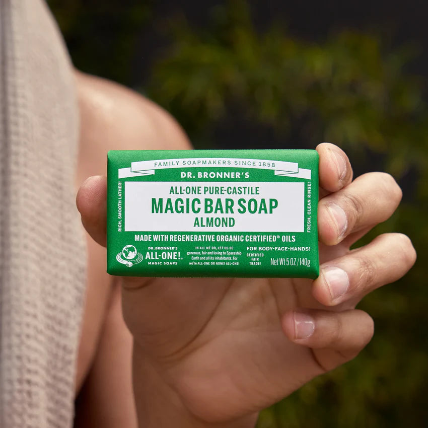 Almond - Pure-Castile Magic Bar Soap